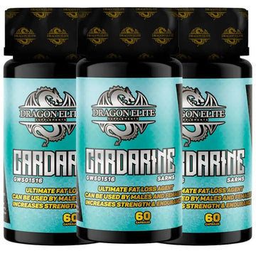 3 X Cardarine (60 Caps) - Dragon Elite