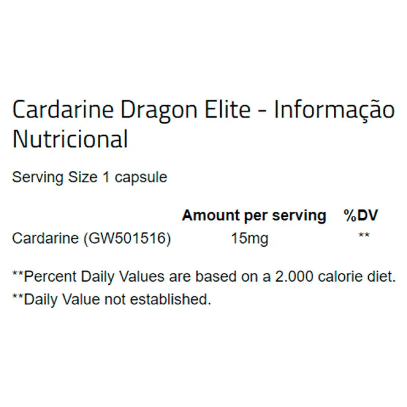 3 X Cardarine (60 Caps) - Dragon Elite - Dragon Elite