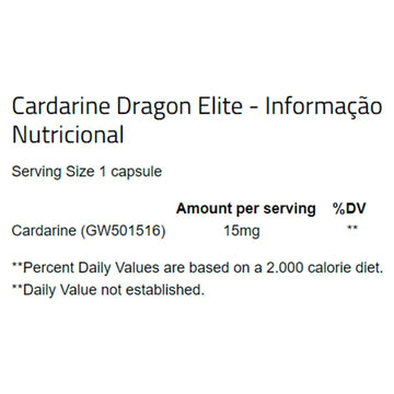 Cardarine (60 Caps) - Dragon Elite - Dragon Elite