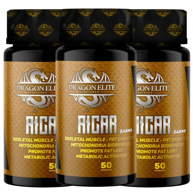 Kit 3 x AICAR (50 Capsulas) - Dragon Elite - SARM