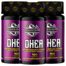 Kit 3 X DHEA 100mg (100 Capsulas) - Dragon Elite