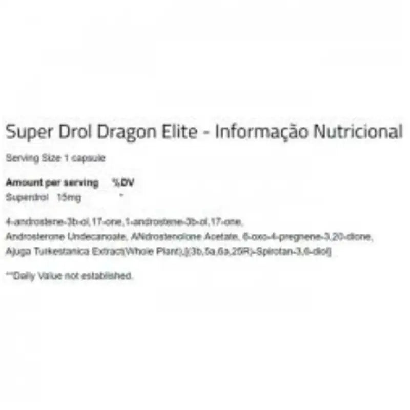 Kit 3 x Super Drol (60) - Dragon Elite - Pró Hormonal